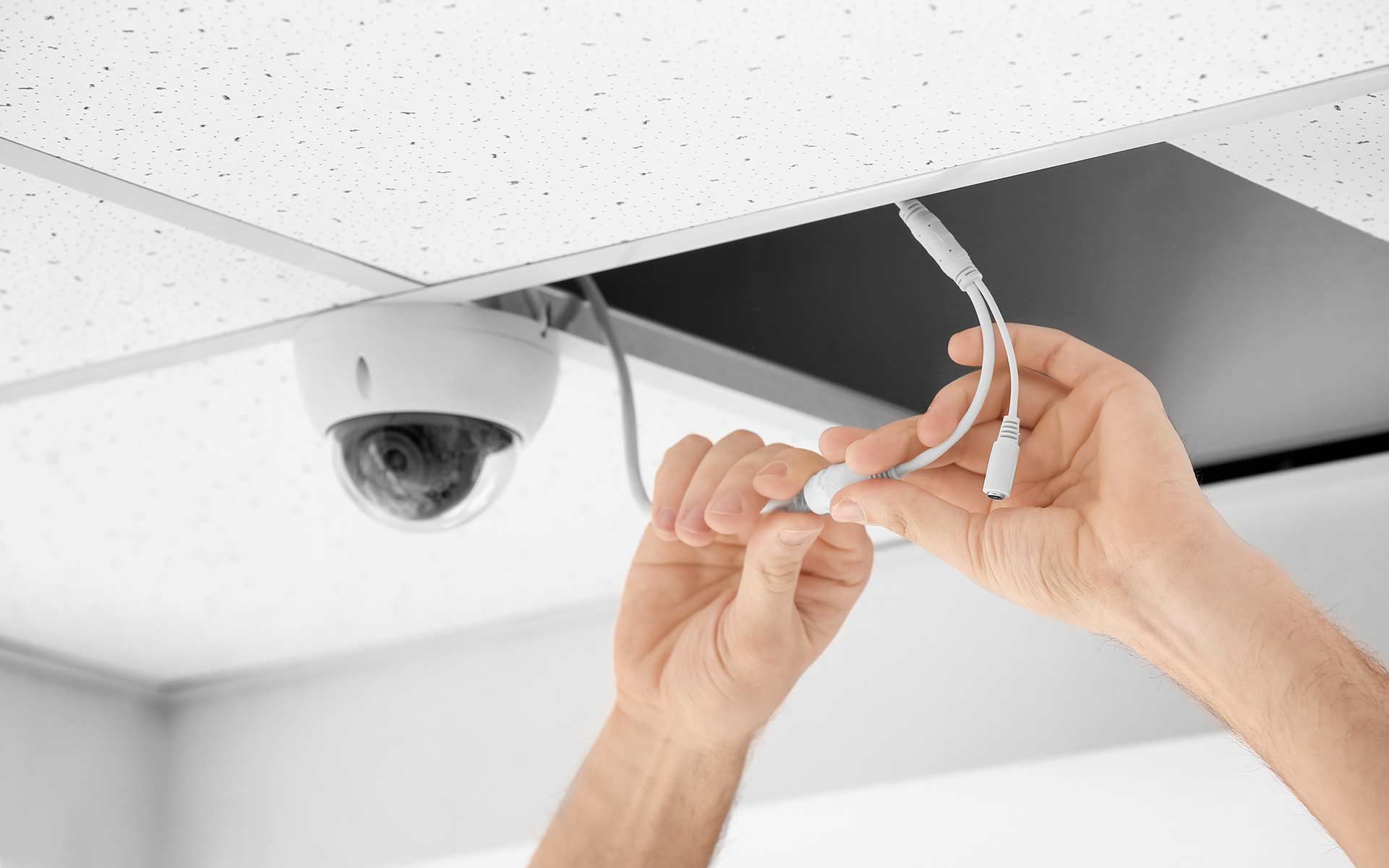 A2B Electrical's electricians can wire up CCTV cameras for properties in Chatham and the local area. 